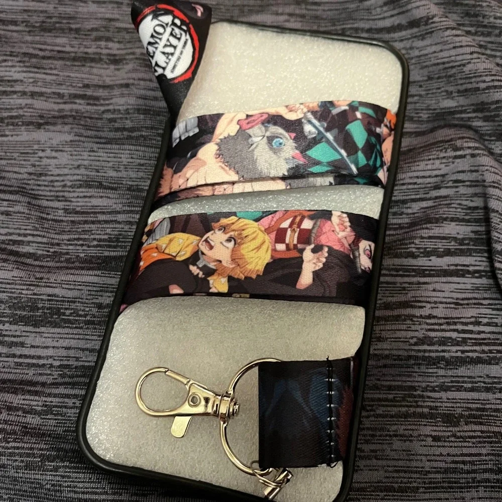 New Demon Slayer Anime Phone Case with Lanyard Strap for iPhone 13 Pro